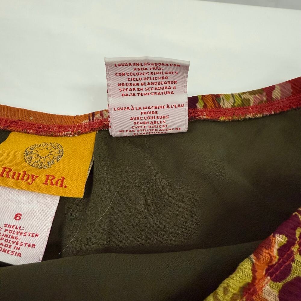 Ruby Rd. Multicolor Abstract Print Maxi Skirt Siz… - image 5